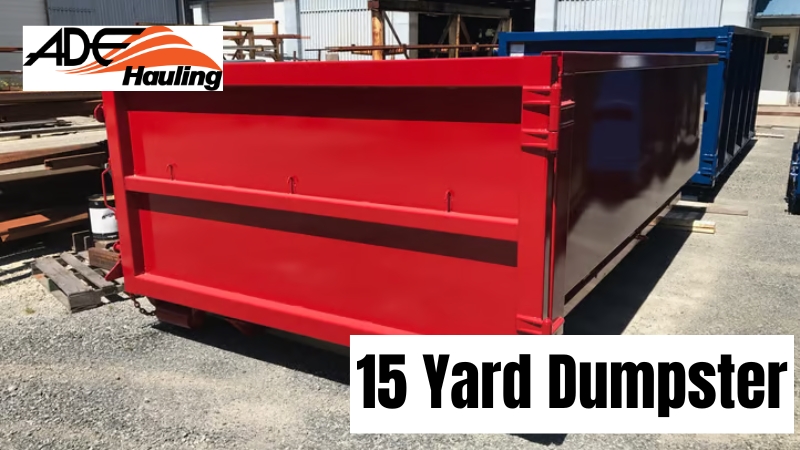 ADE Dumpster Rental 15 Yard