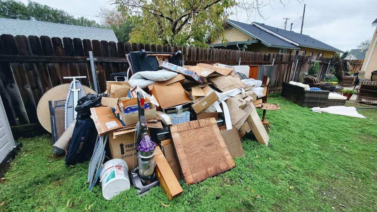House Clean Out With Dumpster Rental